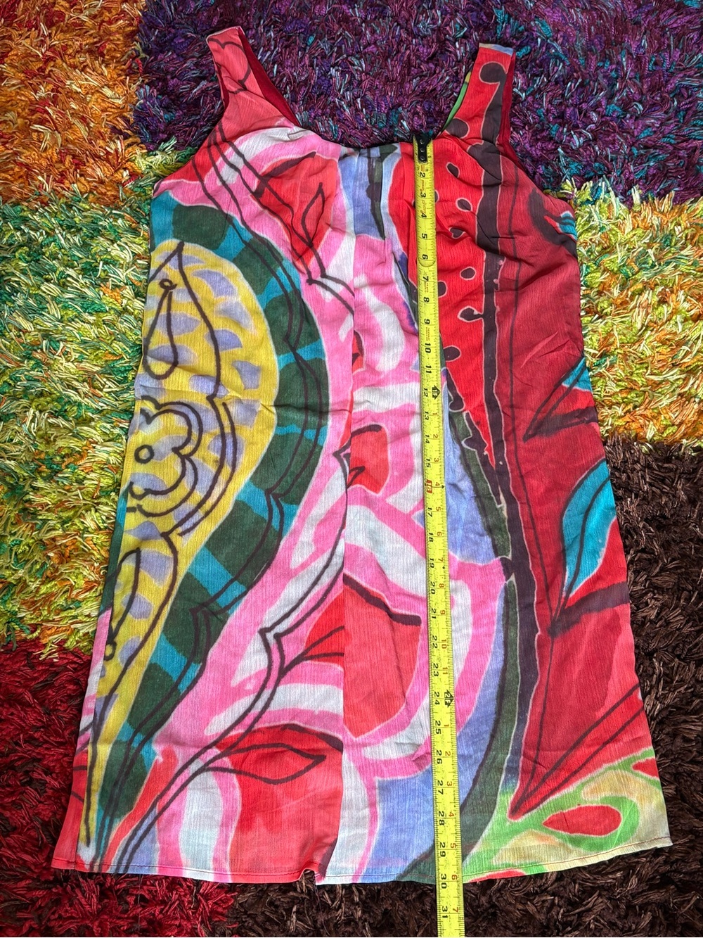 Desigual Vesta Fresita multicolored tank dress. - Picture 12 of 14
